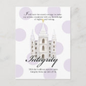 YW Value Card - Integrität Postkarte (Vorderseite)