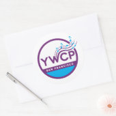 YWCP-Logo-Aufkleber Runder Aufkleber (Umschlag)