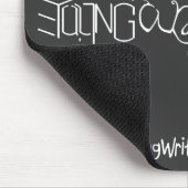 YWO Ambigram Mousepad (Schwarzes) (Ecke)