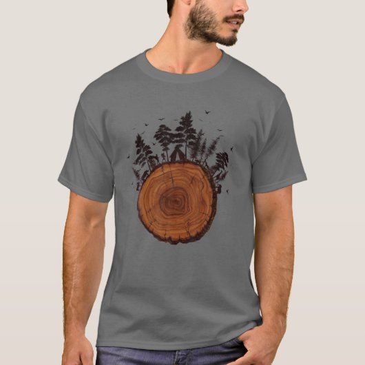 Yxm3 Funny Trees Trunk Tree Pflanze Lover Adventur T-Shirt (Vorderseite)