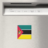 Z001 MOSAMBIK, FLAG, Afrika, Kühlschrank Magnet (In Situ (Geschirrspüler))