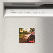 Z003 MAYOTTE, Strand, Afrika, Kühlschrank Magnet (In Situ (Geschirrspüler))