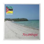Z004 MOSAMBIQUE, Strand, Afrika, Fliese (Vorderseite)