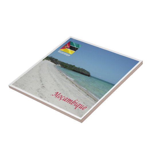Z004 MOSAMBIQUE, Strand, Afrika, Fliese (Seite)