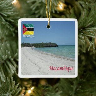 Z004 MOSAMBIQUE, Strand, Afrika, Keramikornament