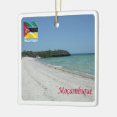 Z004 MOSAMBIQUE, Strand, Afrika, Keramikornament (Links)
