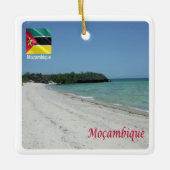 Z004 MOSAMBIQUE, Strand, Afrika, Keramikornament (Vorderseite)