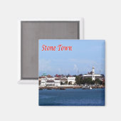 Z004 STONE TOWN, Tansania, Afrika, Kühlschrank Magnet (Vorderseite/Rückseite)