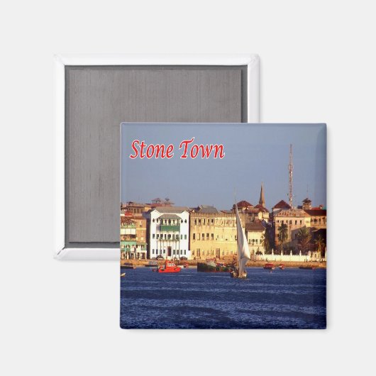 Z005 STONE TOWN, Tansania, Afrika, Kühlschrank Magnet (Vorderseite/Rückseite)