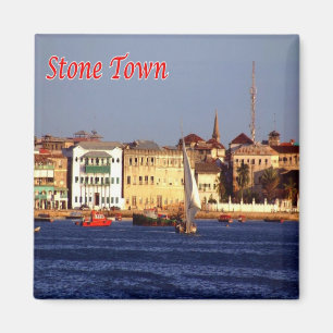 Z005 STONE TOWN, Tansania, Afrika, Kühlschrank Magnet