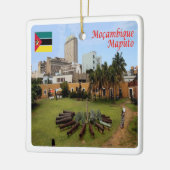 Z006 MAPUTO, Mosambik, Afrika, Keramikornament (Links)