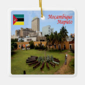 Z006 MAPUTO, Mosambik, Afrika, Keramikornament (Vorderseite)