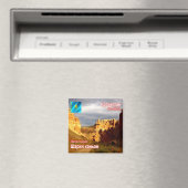 Z006 SHARYN CANYON, Kasachstan, Asien, Kühlschrank Magnet (In Situ (Geschirrspüler))