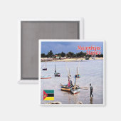 Z007 MAPUTO, Mosambik, Afrika, Kühlschrank Magnet (Vorderseite/Rückseite)