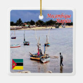 Z007 MAPUTO, Mosambik, Keramikornament (Rückseite)