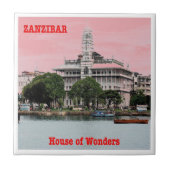 Z008 ZANZIBAR, House of Wonders, Tansania, Fliese (Vorderseite)