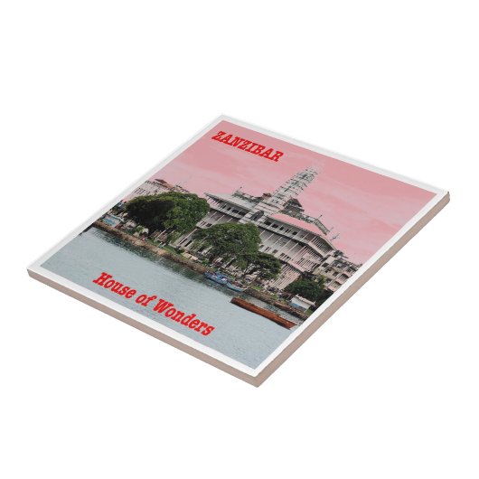 Z008 ZANZIBAR, House of Wonders, Tansania, Fliese (Seite)