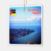 Z009 MAPUTO, Mosambik, Afrika, Keramikornament (Links)