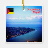 Z009 MAPUTO, Mosambik, Afrika, Keramikornament (Vorderseite)