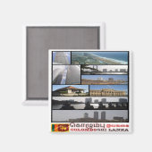 Z012 COLOMBO Collage, Sri Lanka, Asien, Kühlschran Magnet (Vorderseite/Rückseite)