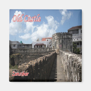 Z012 ZANZIBAR, The Old Castle, Tansania, Kühlschra Magnet