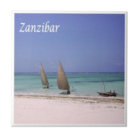 Z015 ZANZIBAR, Tansania, Afrika, Fliese (Vorderseite)