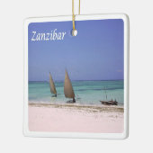 Z015 ZANZIBAR, Tansania, Afrika, Keramikornament (Links)