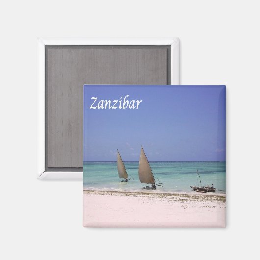 Z015 ZANZIBAR, Tansania, Afrika, Kühlschrank Magnet (Vorderseite/Rückseite)