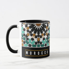 Z10-Marokko-Souvenir-Tasse mit geometrischem Desig Tasse