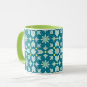 Z5-Geometrischer Azulejo Tasse (Vorderseite Links)