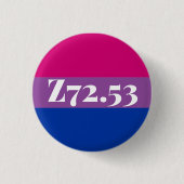 Z72.53: Bisexuell mit hohem Risiko Button (Vorderseite)