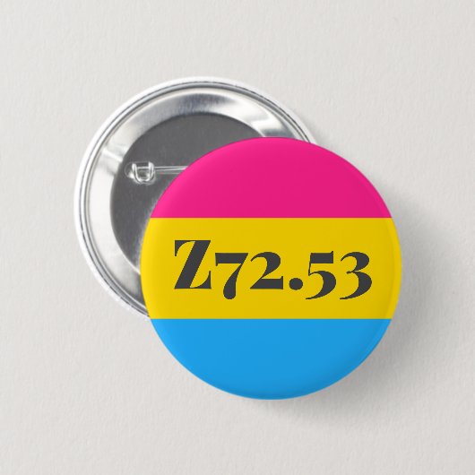 Z72.53: Pansexual mit hohem Risiko Button (Vorne & Hinten)