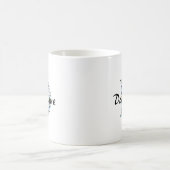 Z-7 Geometrischer Buchstabe D Becher Kaffeetasse (Mittel)