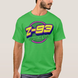 Z 93 Atlanta trifft Retro Defunkt Radio Station T-Shirt
