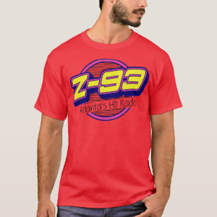 Z 93 Atlanta trifft Retro Defunkt Radio Station T-Shirt