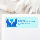 Z Abstrakte Katzen und Herzkunst (Insitu)