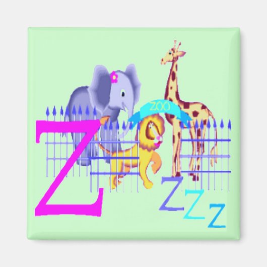 Z - Alphabet Magnet (Vorne)