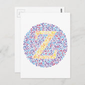 ‚Z‘-Augenprüfbrief Postkarte (Vorne/Hinten)