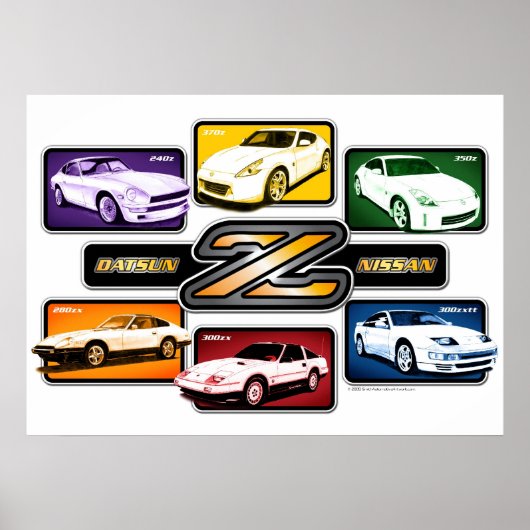 Z Autos für immer! Poster (Vorne)