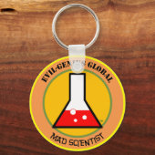 Z.B. Mad Scientist Schlüsselanhänger (Vorderseite)