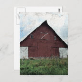 Z Barn Postkarte (Vorne/Hinten)