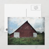 Z Barn Postkarte (Vorne/Hinten)