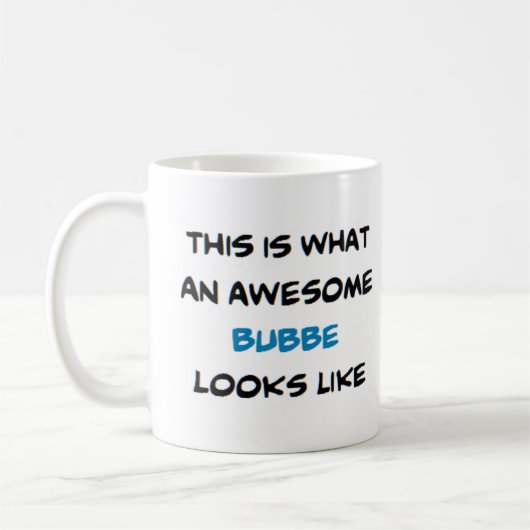 z Bubbe, phantastisch Kaffeetasse (Links)