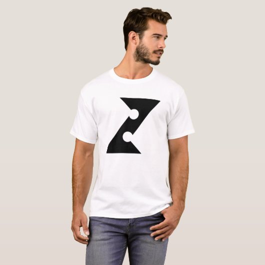 Z Buchstabe T-Shirt (Vorne ganz)