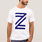 Z Buchstabe  T-Shirt (Vorderseite)