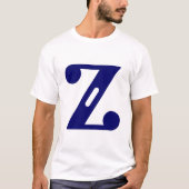 Z Buchstabe  T-Shirt (Vorderseite)