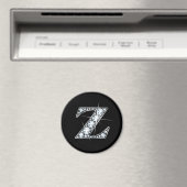 "Z" Diamond Bling Magnet (In Situ (Geschirrspüler))