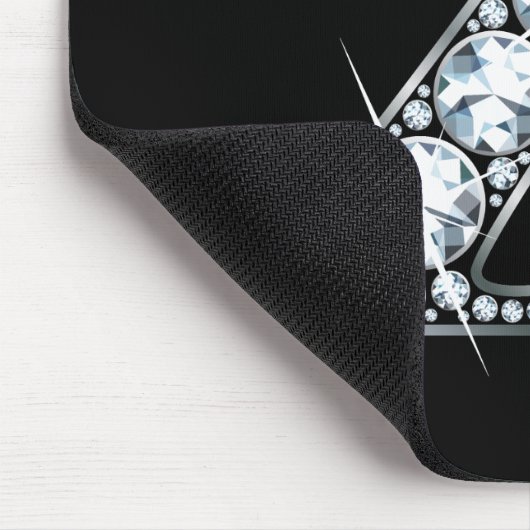 "Z" Diamond Bling Mousepad (Ecke)
