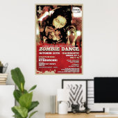 Z.E.D. Zombie Dance Poster (Heimbüro)