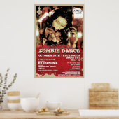 Z.E.D. Zombie Dance Poster (Küche)